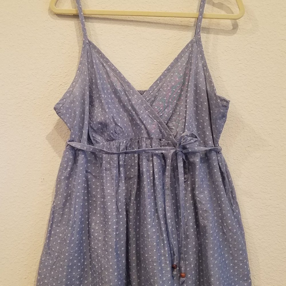 Motherhood Maternity Chambray Babydoll cami/tank